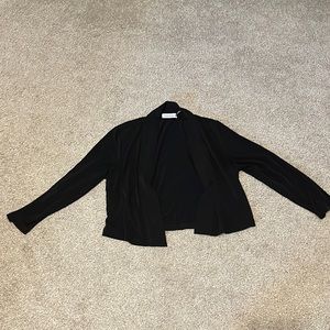 Black Calvin Klein cardigan without buttons